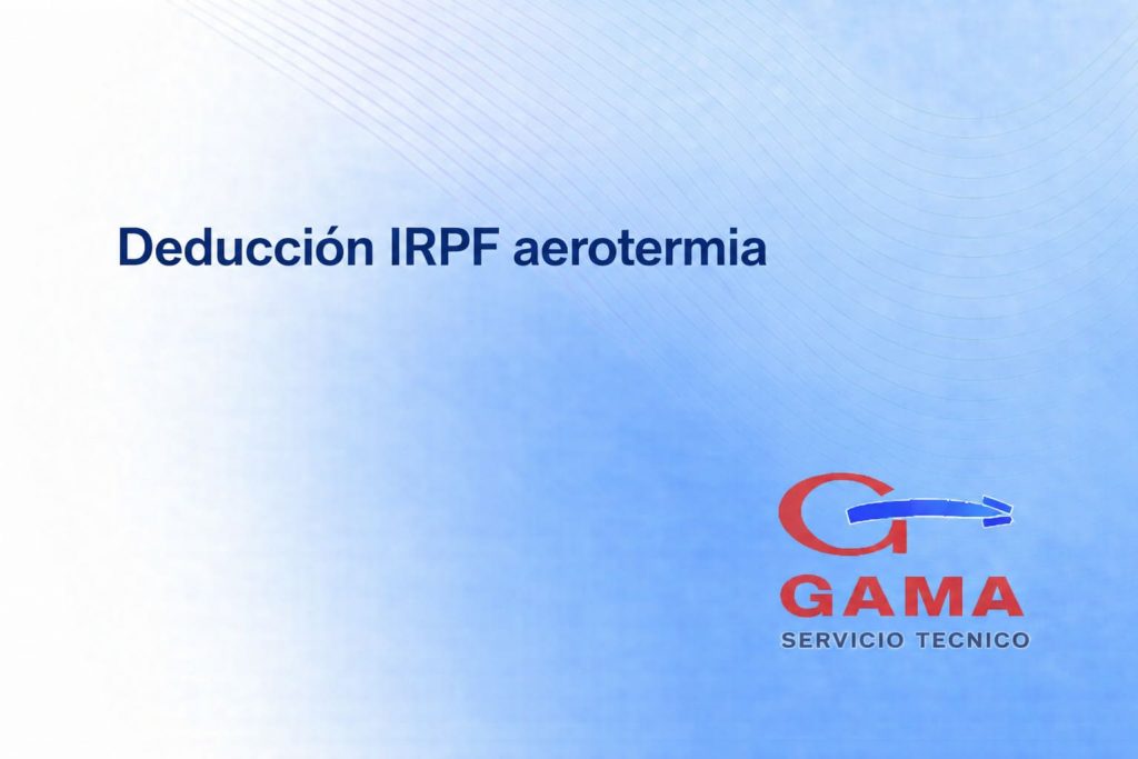 Deducción IRPF aerotermia