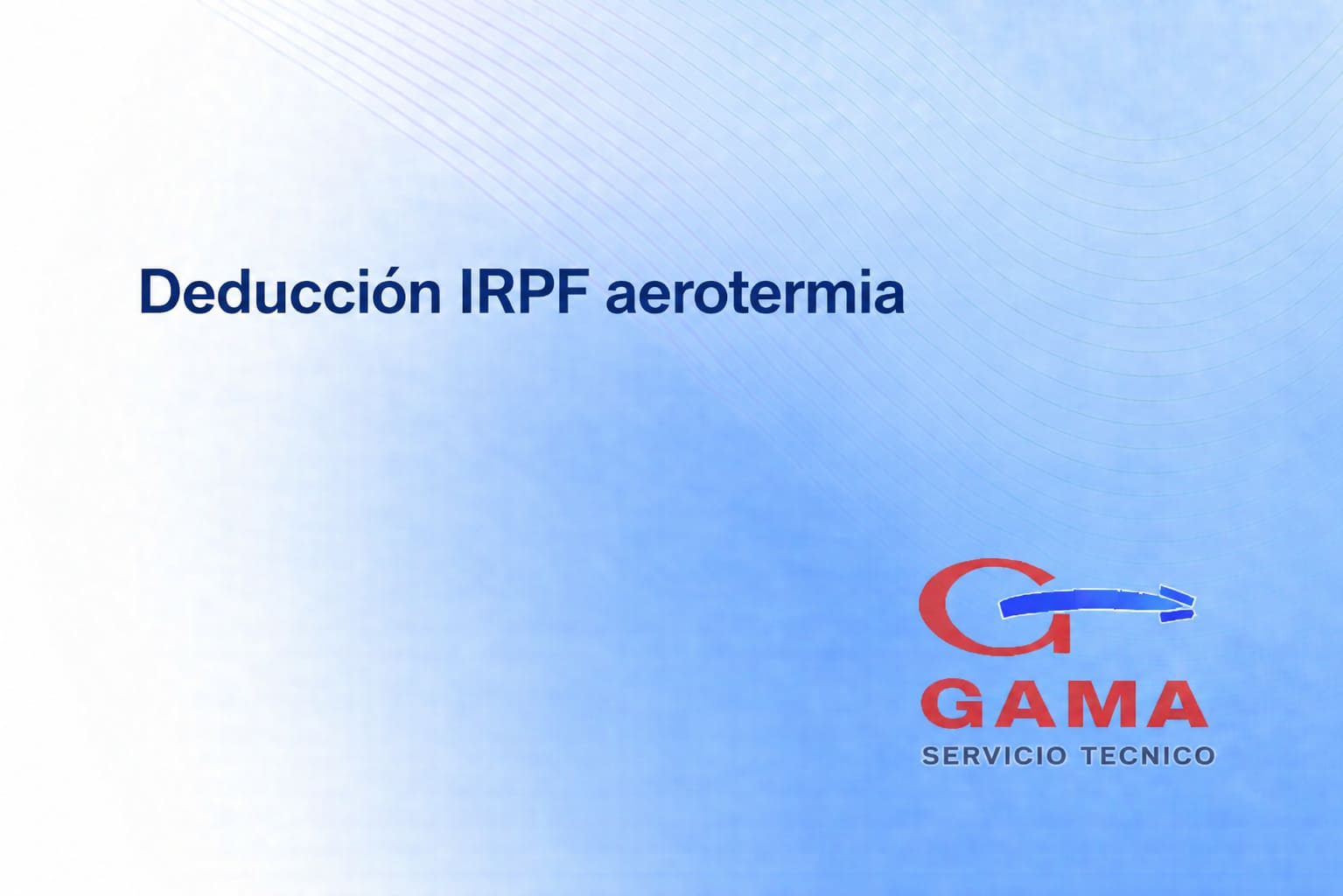 Deducción IRPF aerotermia